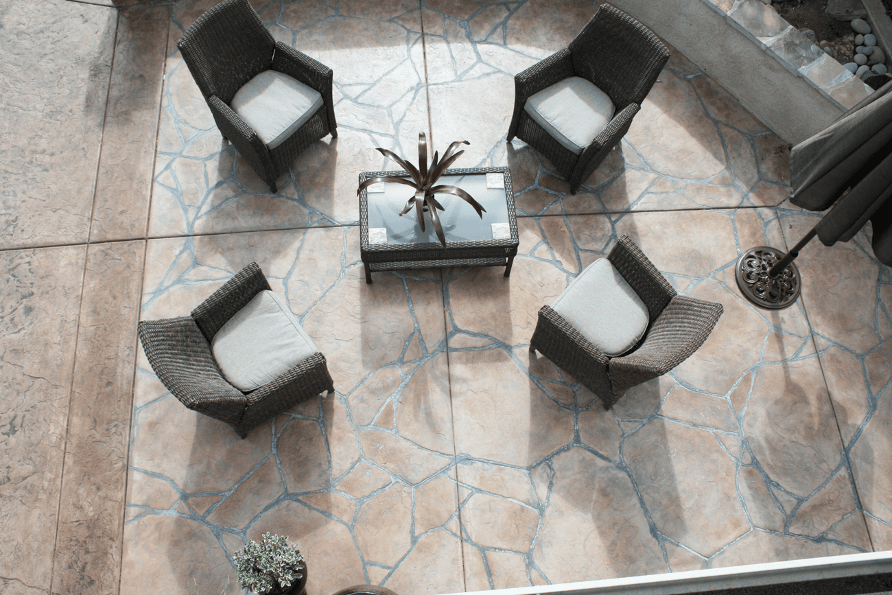 Concrete pattern stamps for decorative stamped concrete